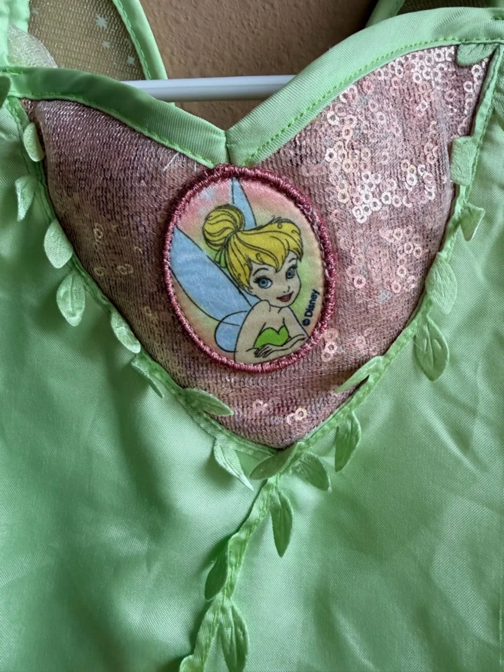 Disney Light Green and Pink Fairy Dress Costume - Picture 2 of 6